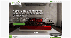 Desktop Screenshot of casavivaobras.pt